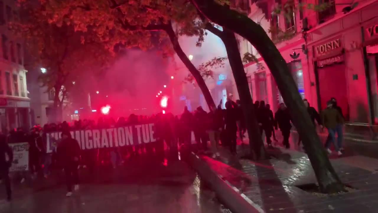 People in France are protesting about illegal immagrants. Now, protest are around the world.