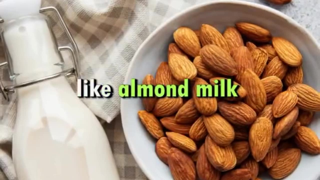 What do you think? Almond and oat milk are not health foods.