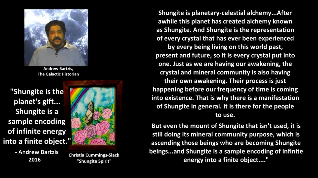 Akashic Record on Shungite - Andrew Bartzis