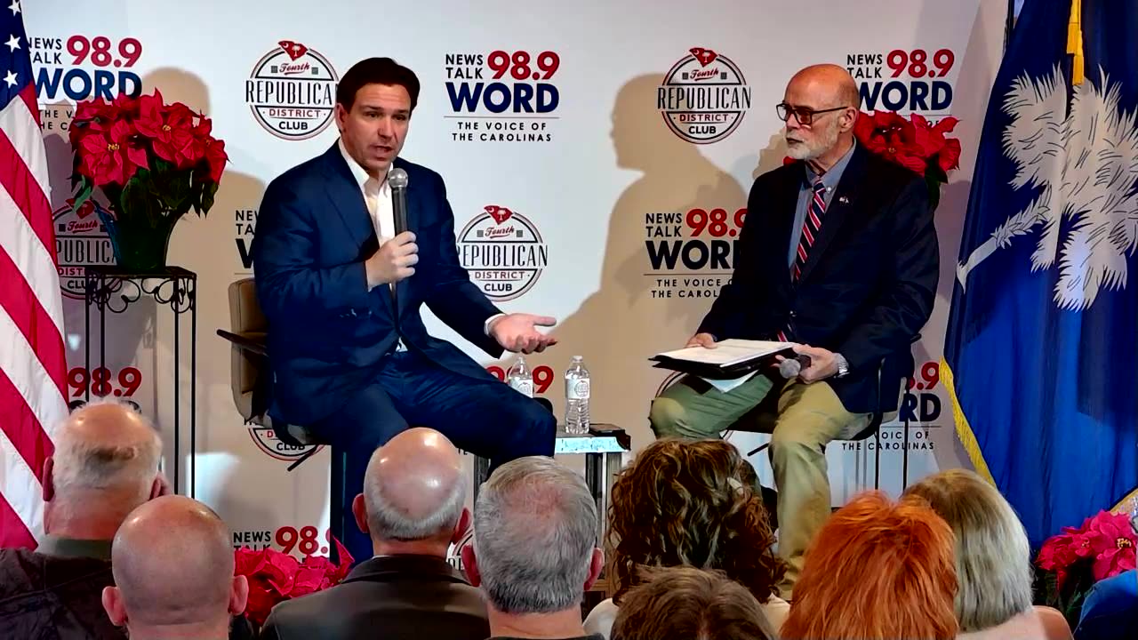 Fourth District Republican Club Presidential Series with Ron DeSantis in Greer, SC