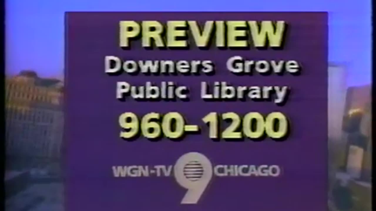 November 28, 1987 - WGN Chicagoland Calendar