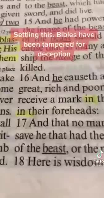 Bibles also instill confusion