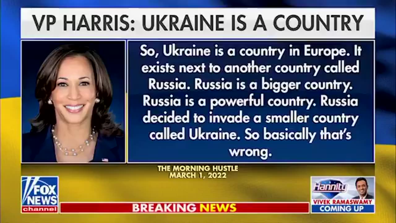 Kamala Harris Has The Geopolitical Acumen Of A 4th Grader