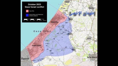 They claim that the Palestinians captured more territory in one day than Ukraine in 4 months