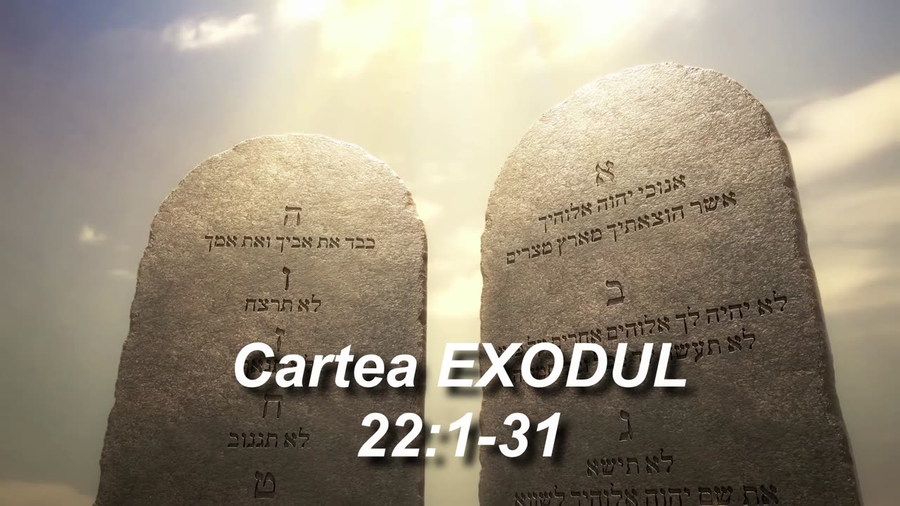 Exodul 22:1-31 | Itinerar Biblic | Episodul 126