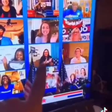 Fake news duplicates videos of Kamala Harris supporters