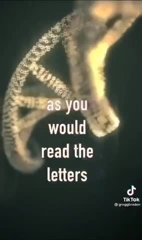 Our DNA holds a message...