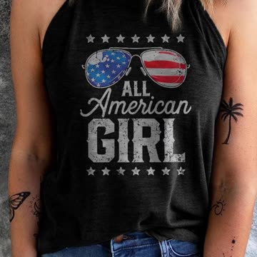 ALL AMERICAN GIRL Graphic Tank