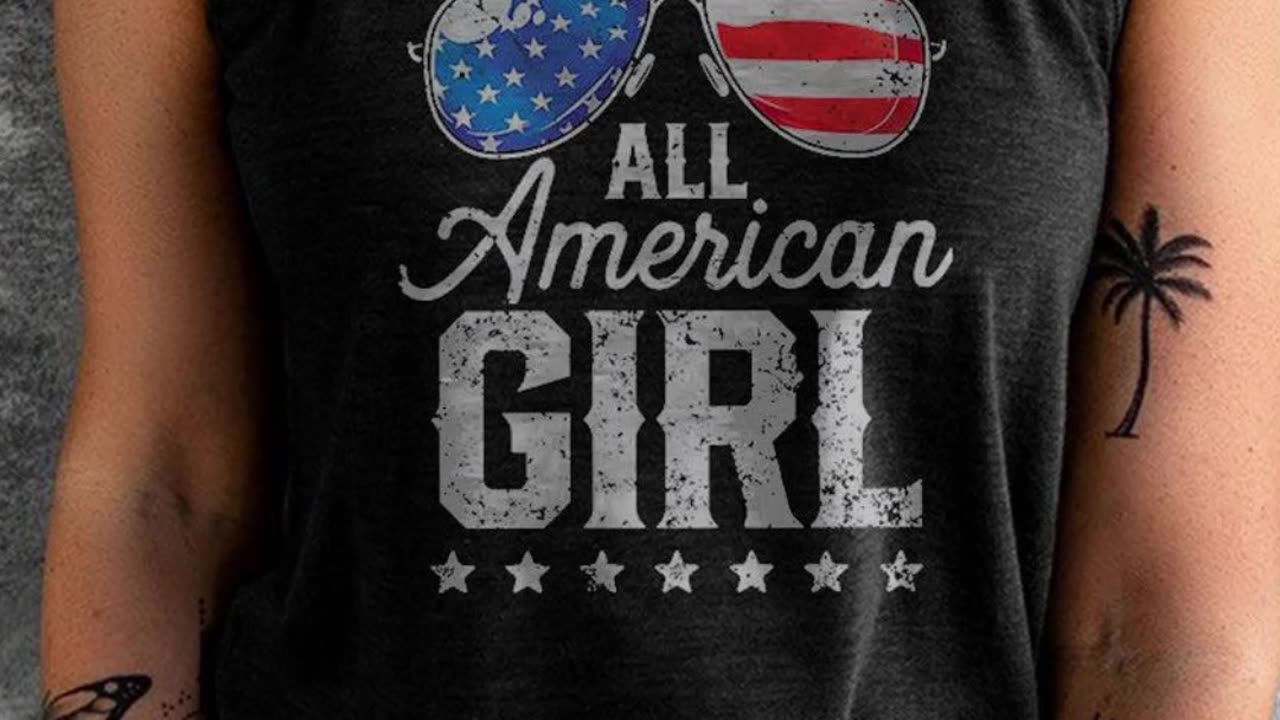 ALL AMERICAN GIRL Graphic Tank