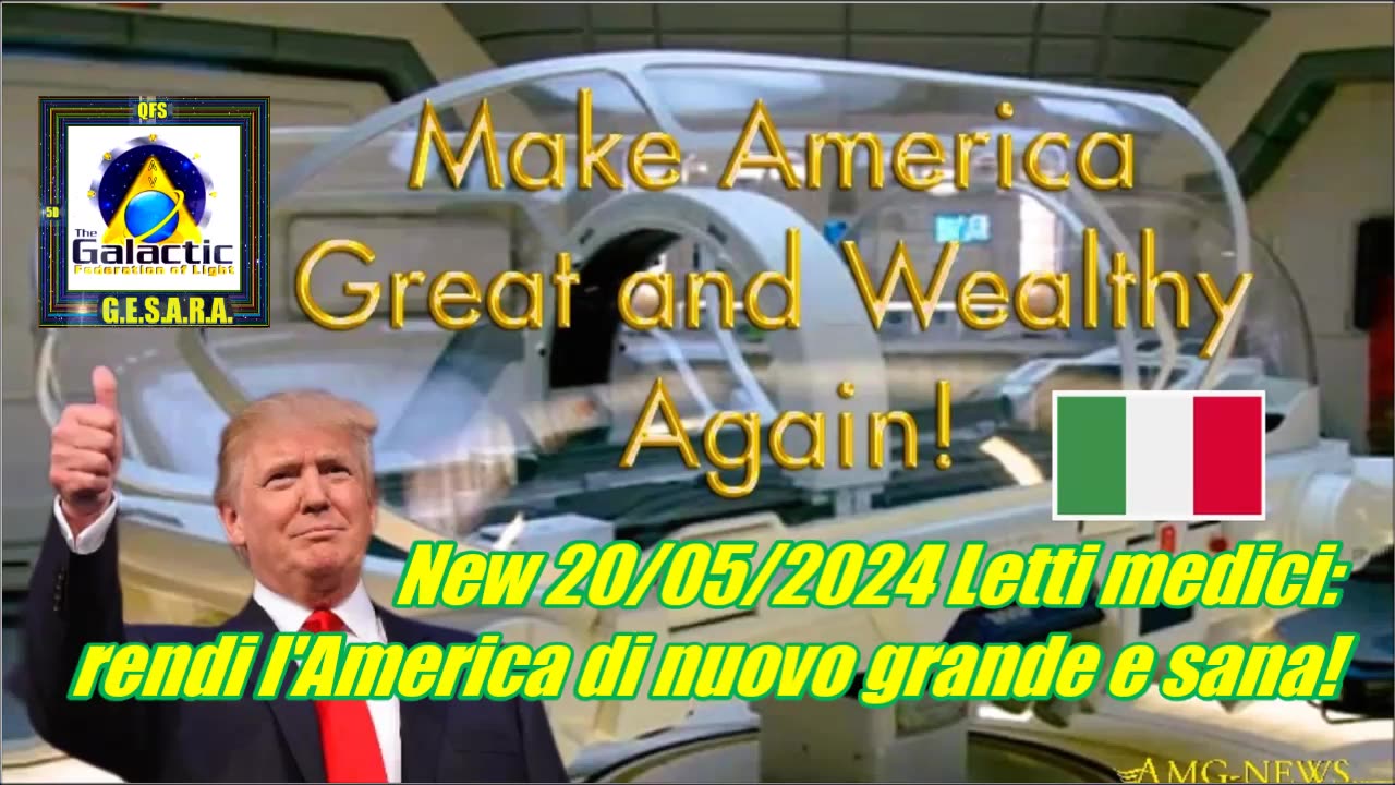 New 20/05/2024 Letti medici: rendi l'America di nuovo grande e sana!