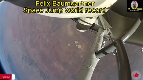 Felix Baumgartner Jumped from Space (World Record Supersonic Freefall)