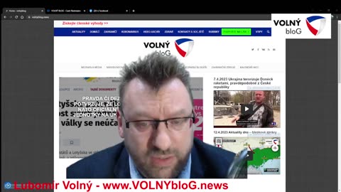 14.4.2023 Lubomír Volný, komentované zprávy, Volný blog