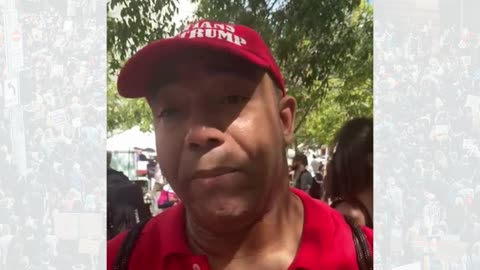 Send’Or TV contributor Enzo Alcindor with Trump Supporter Vic DeGrammont.