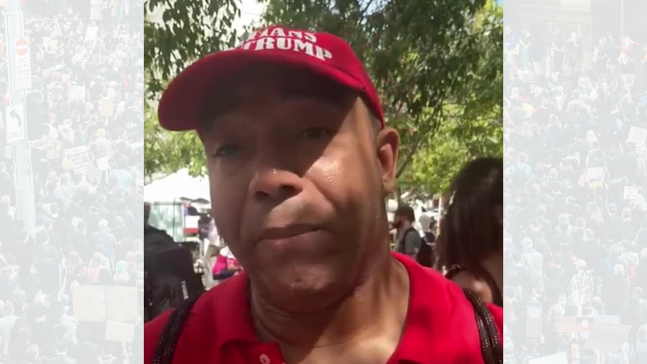 Send’Or TV contributor Enzo Alcindor with Trump Supporter Vic DeGrammont.