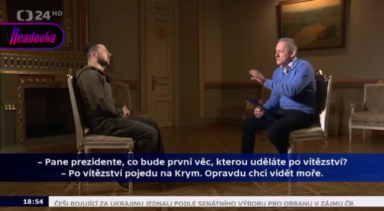 After the victory, I will go to the Crimea - Zelensky's