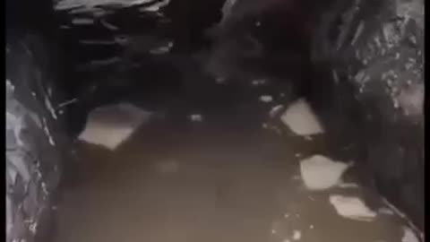 Ukrainian flooded Trench