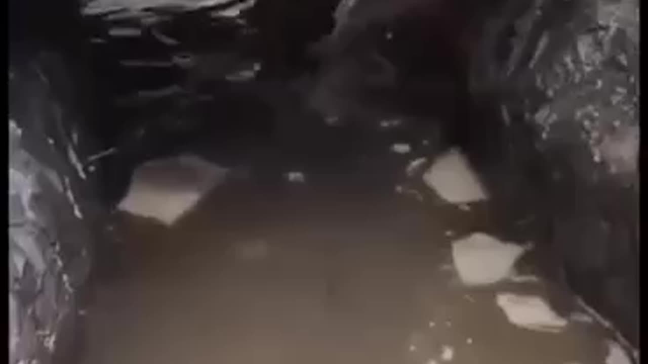 Ukrainian flooded Trench