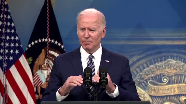 Putin 'seems to be self-isolating' -Biden