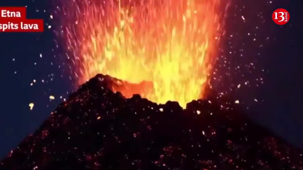 Etna, Europe's tallest volcano, exploded in Sicily