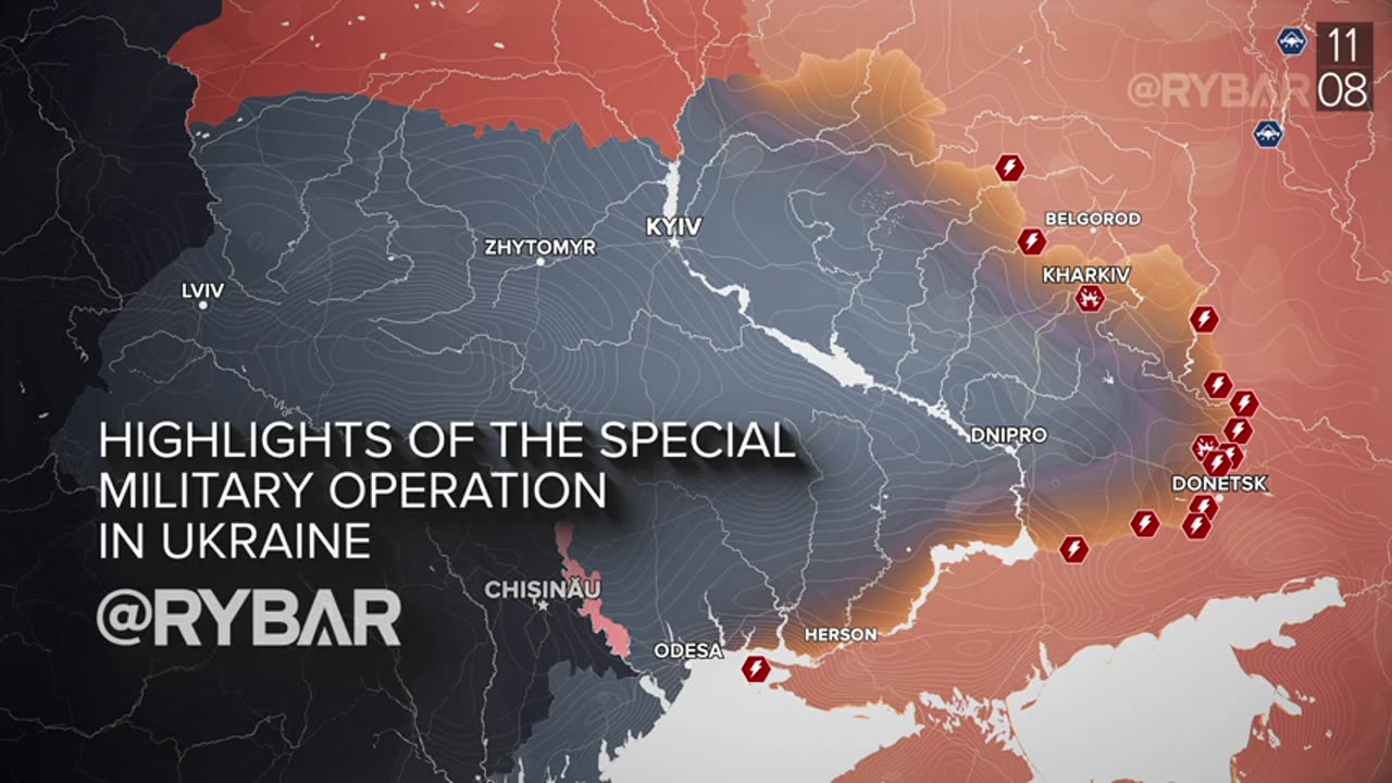 ►🇷🇺🇺🇦🚨❗️⚡️ Rybar Review of the Special Military Operation on August 5-11 2024