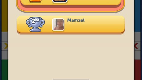 Playing a game with the frame and the dice unlocked in the game ludo club (PLANET).