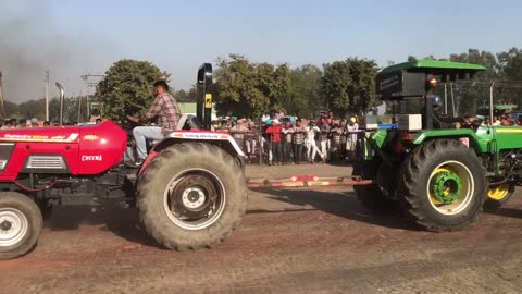 John Deere Tractor VS Tractor , Who Will Win ?????