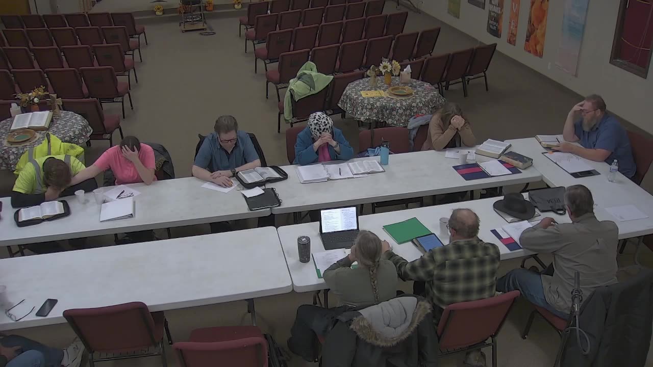 Wednesday Evening Bible Study at Moose Creek Baptist Church, North Pole, AK, 11/6/2024