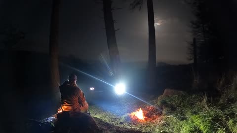 Night vlog. Dartmoor wildcamping. Night lapse. AUG 2022