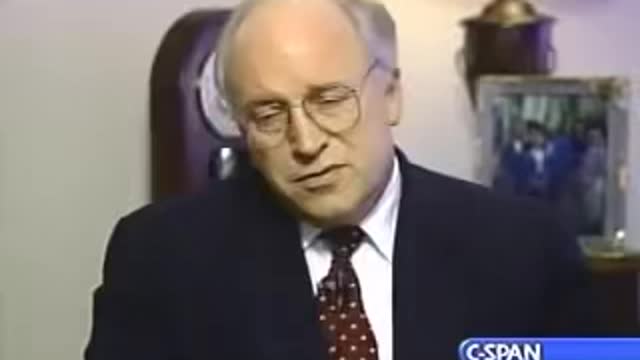 1994 clip of a C-SPAN interview with Dick Cheney