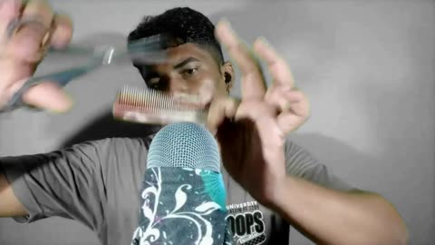 ASMR Mic Scratching Tapping Cloth Rubbing And Scissor Sound To Relax Body
