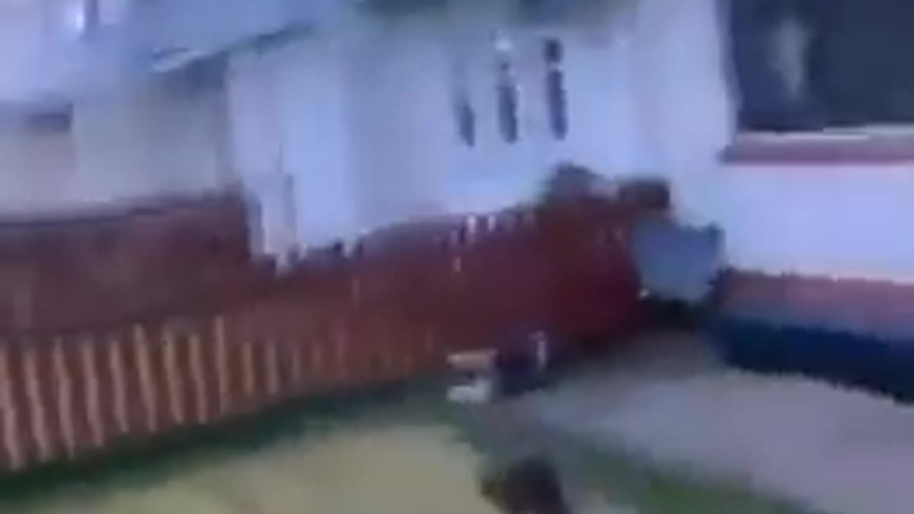 Rooftop Jumper Wrecks Himself