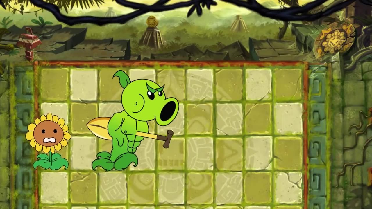 PLANTS VS ZOMBIES HEROES! Peashooter level 1000, Torchwood vs Zombies Heroes