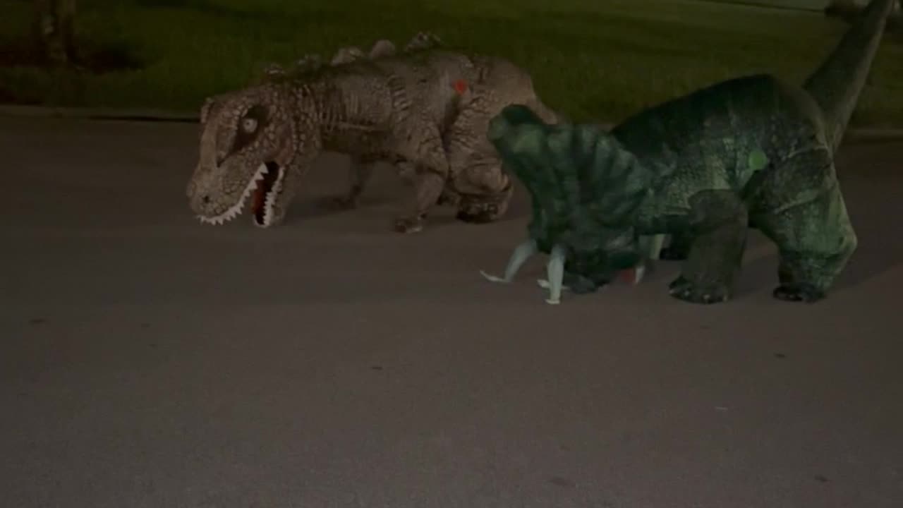 Father Daughter Dinosaur Race