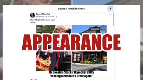 Fact Check: McDonald's Stock Did NOT Jump 200% After Trump Visited Franchise -- Satire Origin