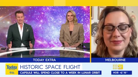 Huge milestone as NASA's Artemis 1 reaches the moon | 9 News Australia