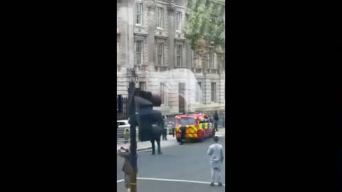 BREAKING - A car has crashed into Downing Street gates