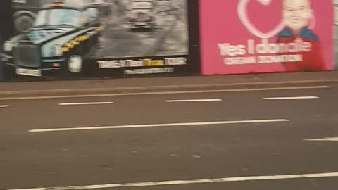 5G masts Divis street Murals Belfast