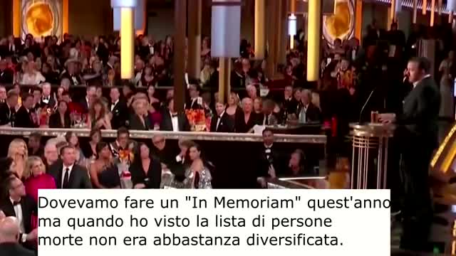 Ricky Gervais al 2020 Golden Globes Awards - Sembrava scherzasse e invece...