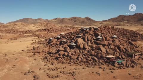 luxury hotel in Namibia desert