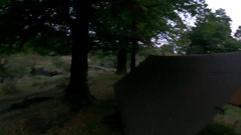 Setting up the Tarp and tent vlog. 26th Sep 2022