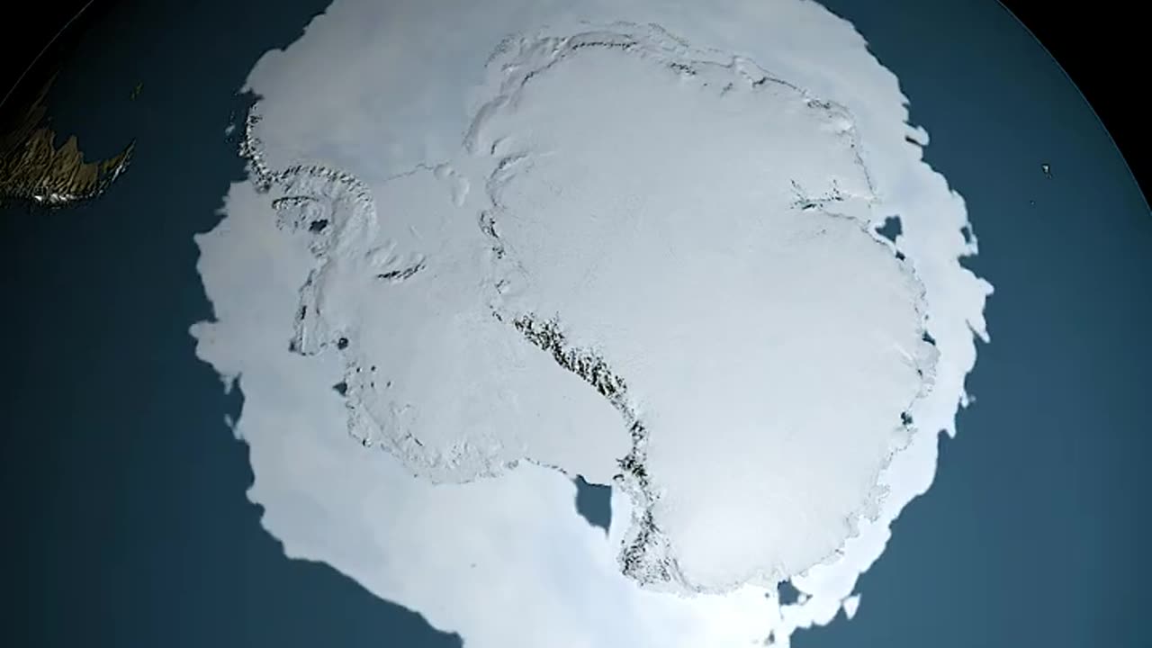 NASA/Seasonal cycle,Antarctic Sea ice (Ani/GAFC mation by NASA Science Visualtion Studio)