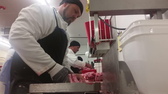 Cutting meat meat cutter job manager fun learn how