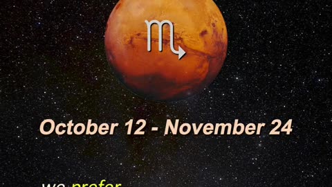 Mars Enters Scorpio