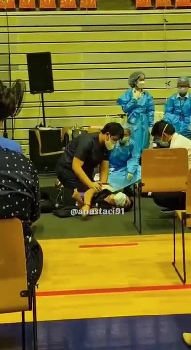 Vaccine Injury Man Collapses in Thailand after receiving his Covid Vaccination