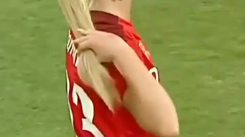 Woman in football