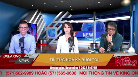 TIN TỨC HOA KỲ BUỔI TỐI - 12/07/2022 - The KING Channel