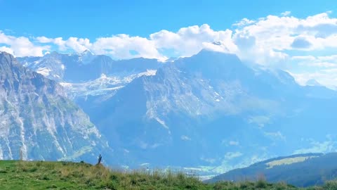 Chinese girl travel to Switzerland