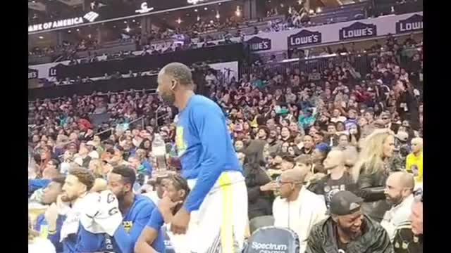 Draymond got into it with a fan ... but he's also for the kids