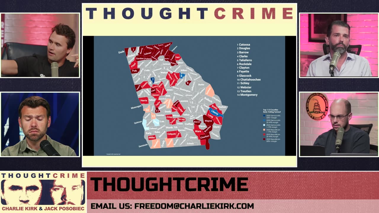 Don Jr. Joins ThoughtCrime Hosts & Breaks Down Early Voting Trends