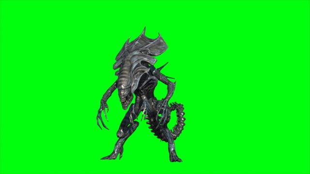 alien creature deformed monster dark synthetic animal